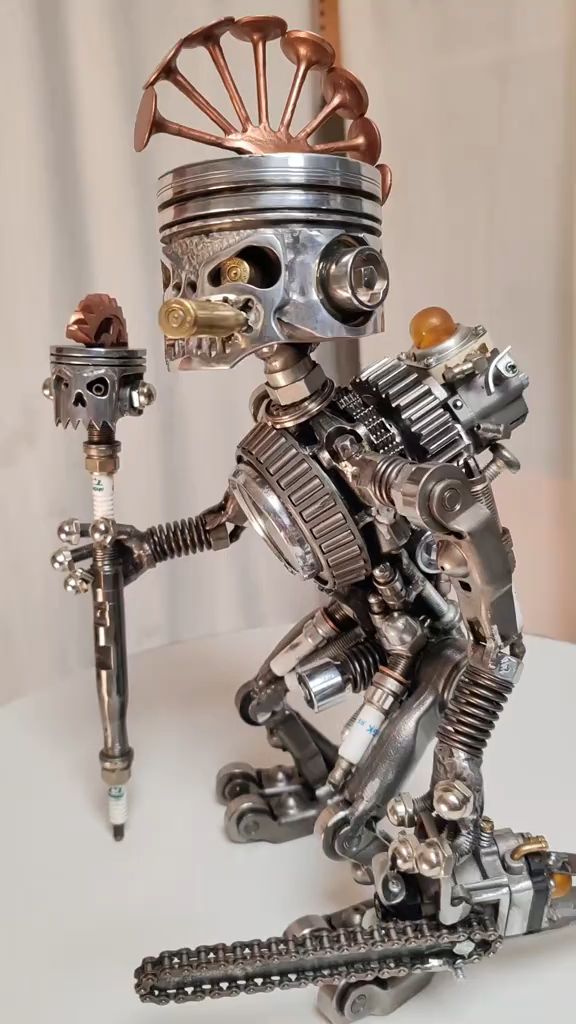 硬核金属工艺品摆件